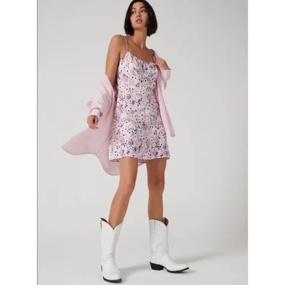 Aritzia Dresses & Skirts - Aritzia Sunday Best Jackson Dress Spaghetti-strap Mini Dress // L